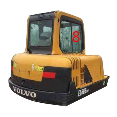 Position No.8 de Windshield Right Side d'excavatrice de RoHS Volvo