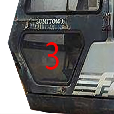 Excavatrice de rechange SUMITOMO de verre trempé de pare-brise d'OEM
