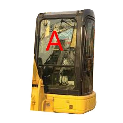 Pare-brise gâché en verre Front Glass d'excavatrice de PC55MR PC55 5MM de cabine épaisse de KOMATSU