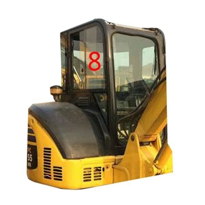 Position latérale No.8 de Window Replacement Right d'excavatrice de KOMATSU PC55MR de POINT