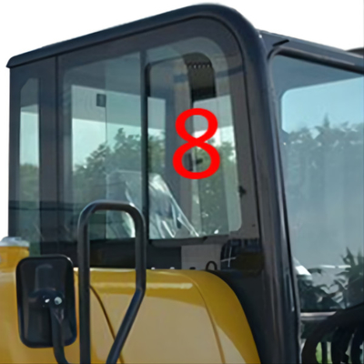Position latérale No.8 de Window Replacement Right d'excavatrice de PC56-7 PC56 KOMATSU