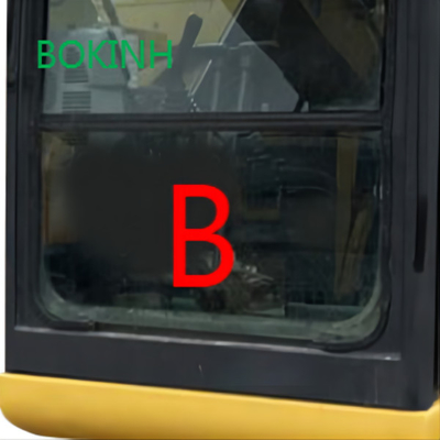 Verre de la position gâché par remplacement B de PC70-8 Front Down Komatsu Excavator Glass