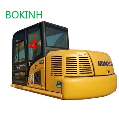 La cabine en verre de PC60-8 PC70-8 KOMATSU de retour a laissé la position latérale NO.4 résistante à la température