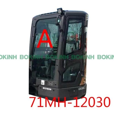 Excavatrice Cab Glass Front Upper Tempered Windshield de 71MH-12030 HYUNDAI 5MM épais