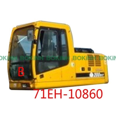Excavatrice Cab Window Tempered de 71EH-10860 HYUNDAI Front Glass Down Position B